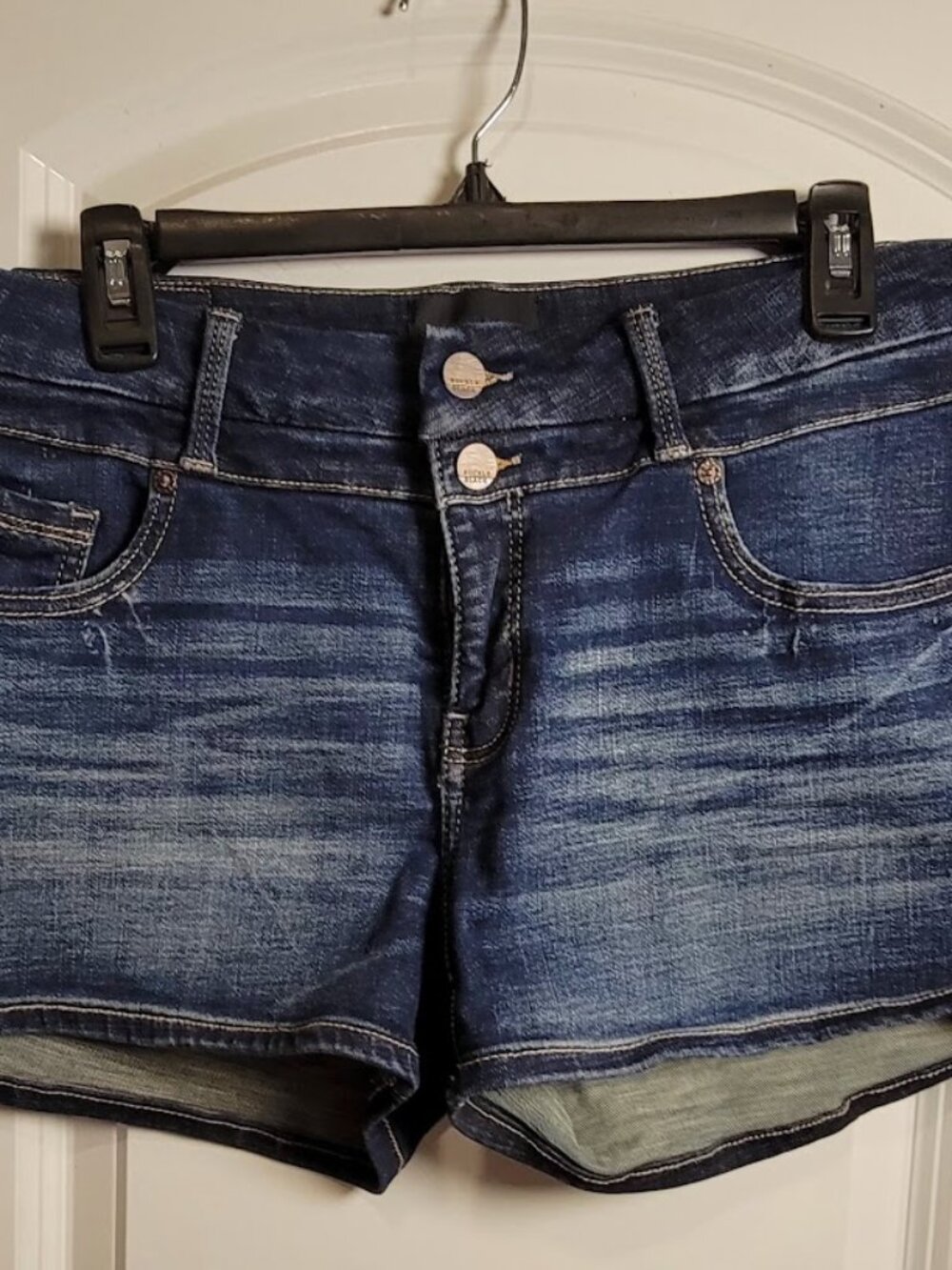 Buckle Black Fit No. 53 Denim Shorts Size 30 Dark Wash Stretch NWOT